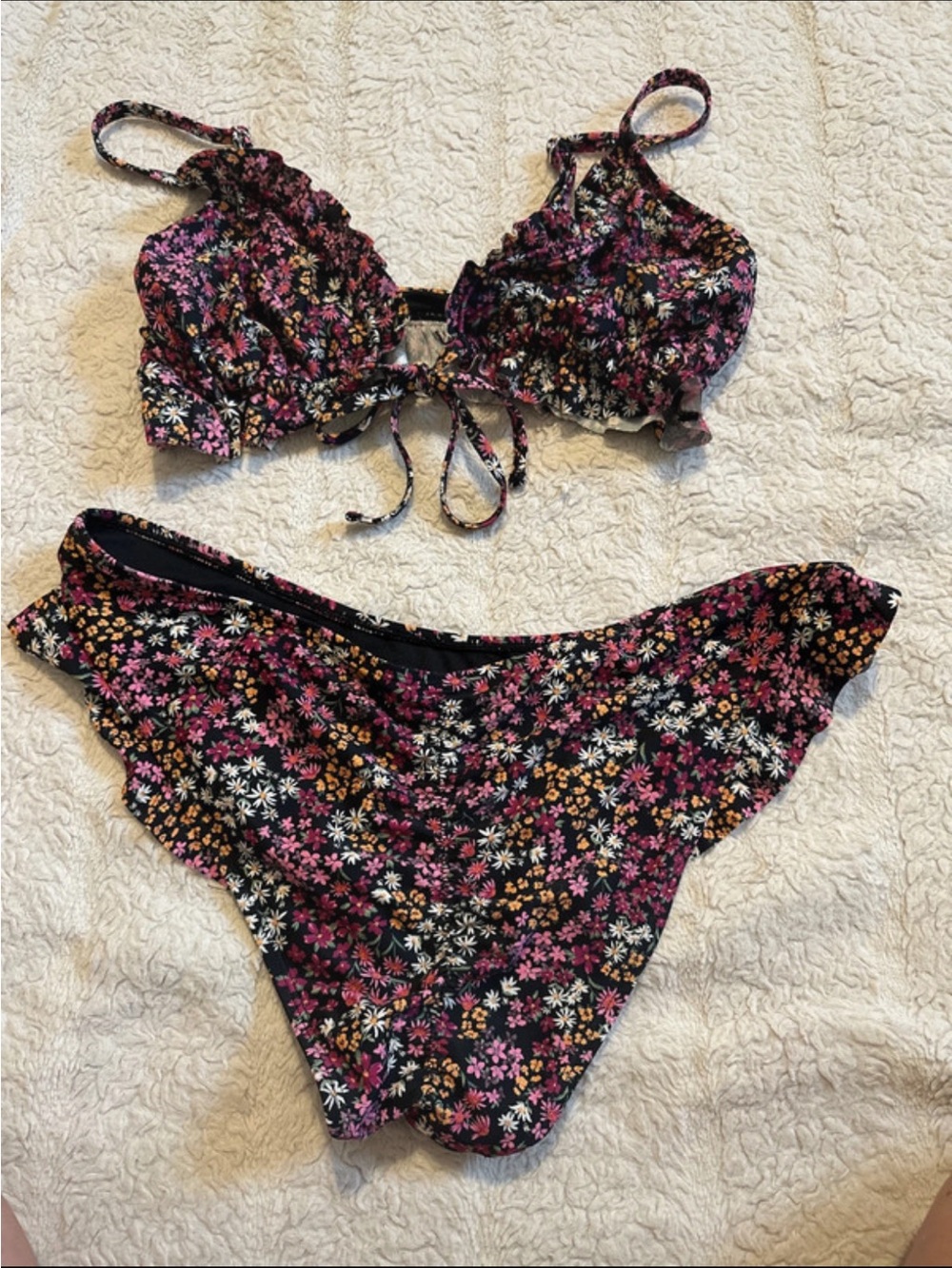 Adore Me Ruffle Flower Bikini - Picture 3 of 5